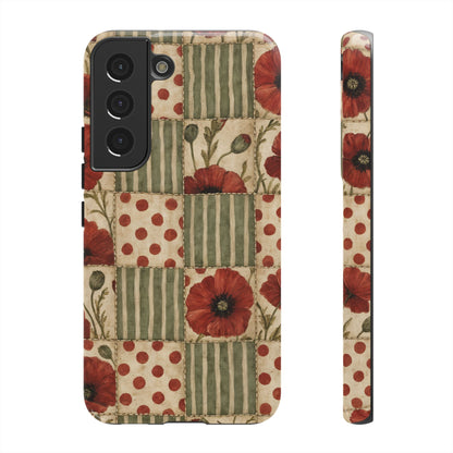 Poppy Patchwork Tough Case