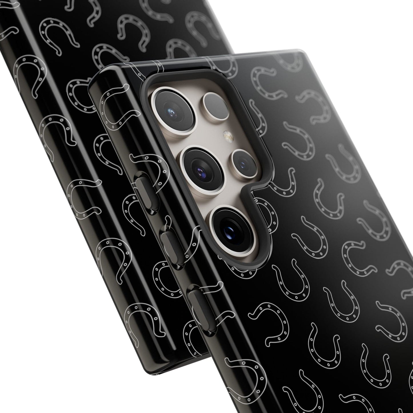 Black Horseshoe Phone Case