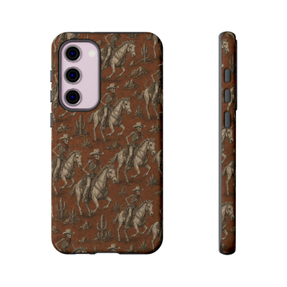 Skeleton Cowboy Ride Tough Case