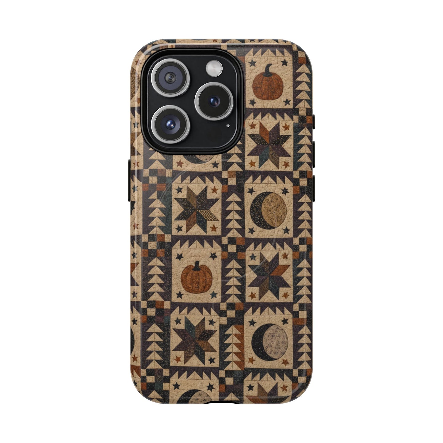 Moon Quilt Magnetic Case