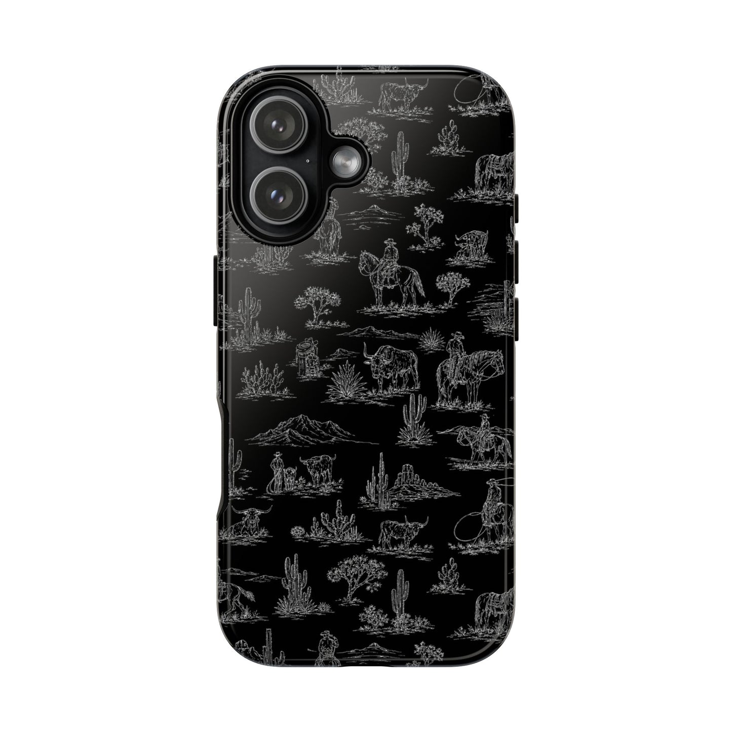 Midnight Toile Tough Case