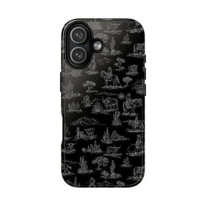 Midnight Toile Tough Case