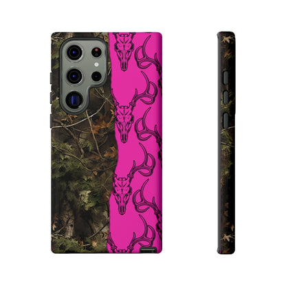 Camo Deer Skulls Pink Tough Case