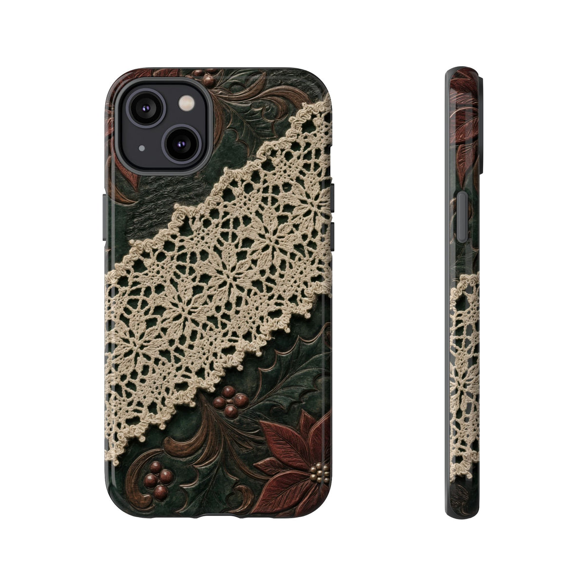 Poinsettia Lace Tough Case