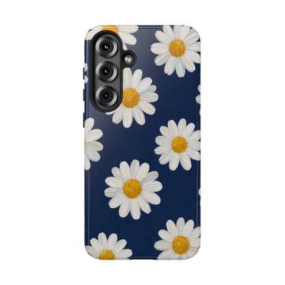 Navy Daisy Tough Case