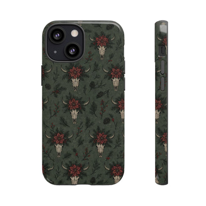 Inked Christmas Skull Tough Case