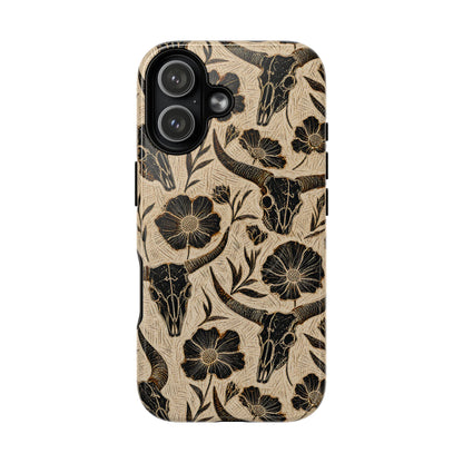 Carved Skulls Magnetic Case