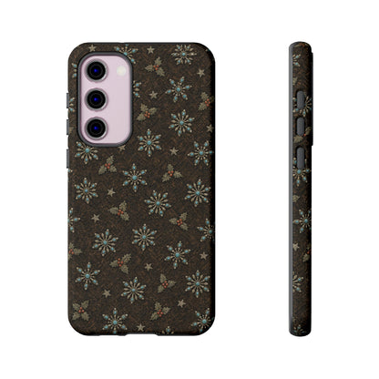 Squash Blossom Snowflakes Tough Case