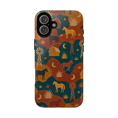Ranch Horses Magnetic Case