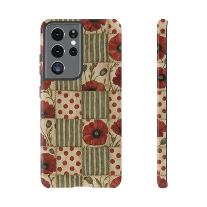 Poppy Patchwork Tough Case