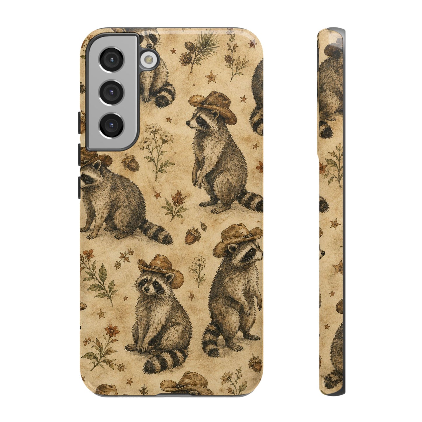 Painted Raccoon Tough Case
