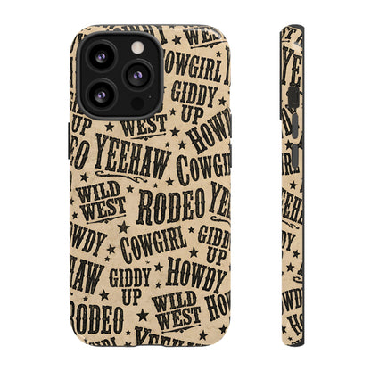 Cowgirl Slang Tough Case