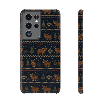 Highland Cow Sweater Tough Case