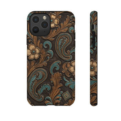 Tooled Paisley Tough Case