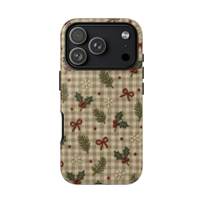 Gingham Holly Tough Case
