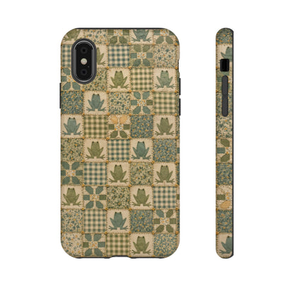 Frog Quilt Tough Case