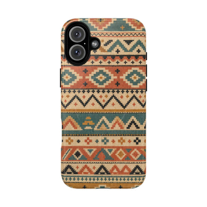 Stacked Aztec Magnetic Case