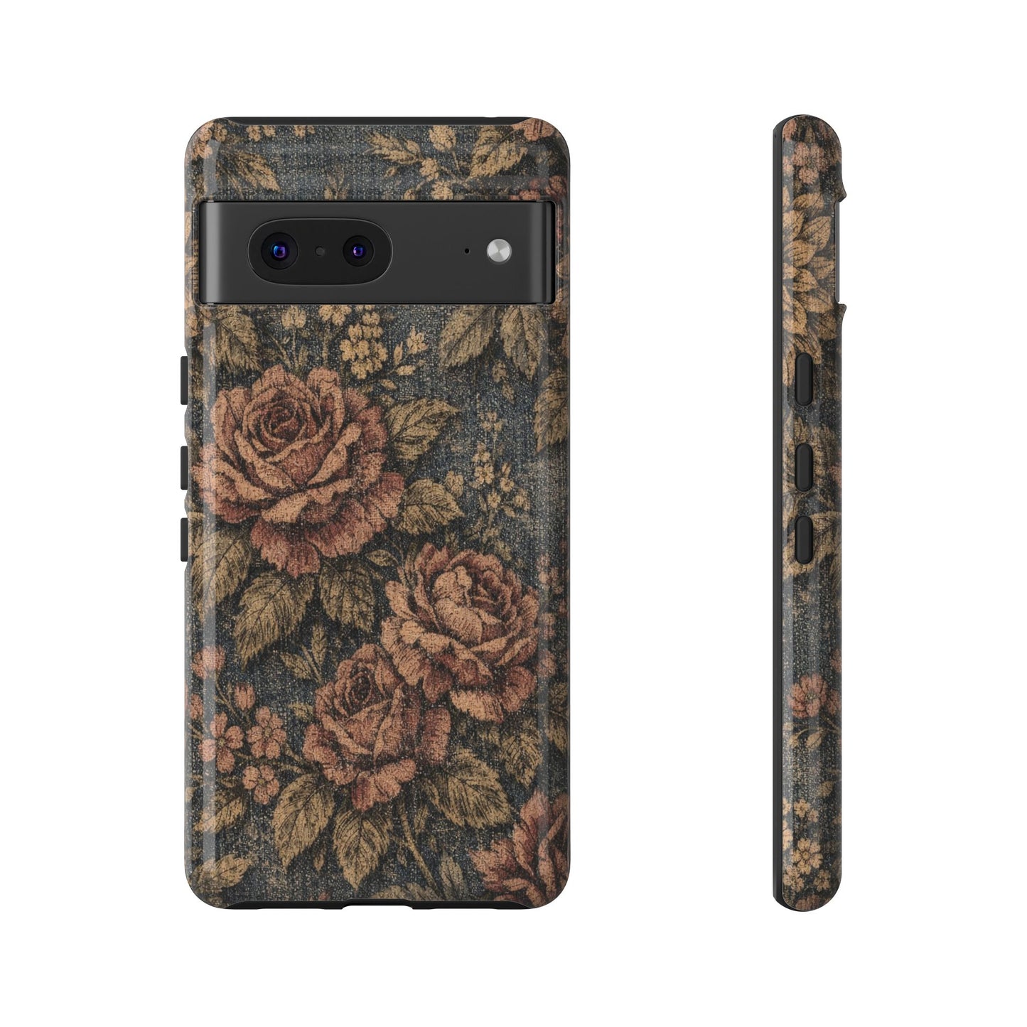 Denim Blooms Tough Case