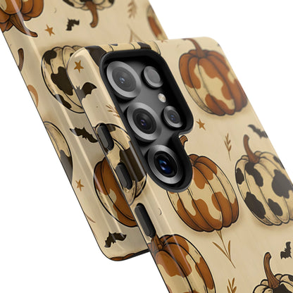 Cowhide Pumpkins Tough Phone Case