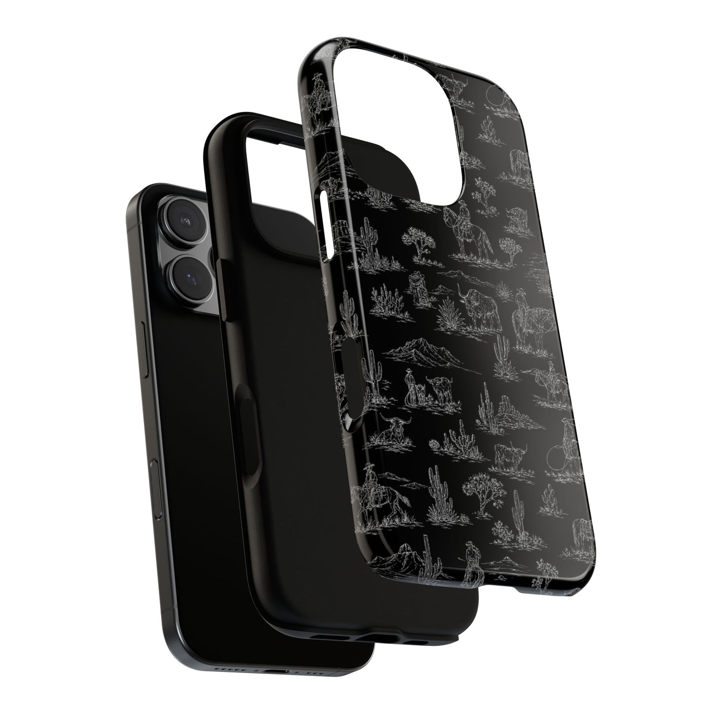 Midnight Toile Tough Case