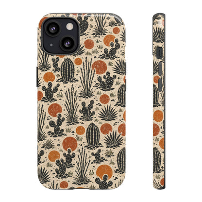 Linocut Desert Tough Case