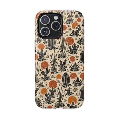 Linocut Desert Magnetic Case