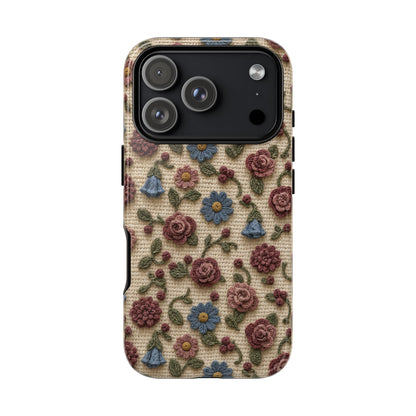 Crochet Flower Garden Tough Case
