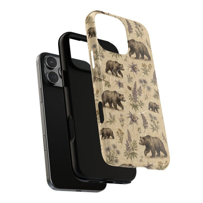Floral Bear Magnetic Case