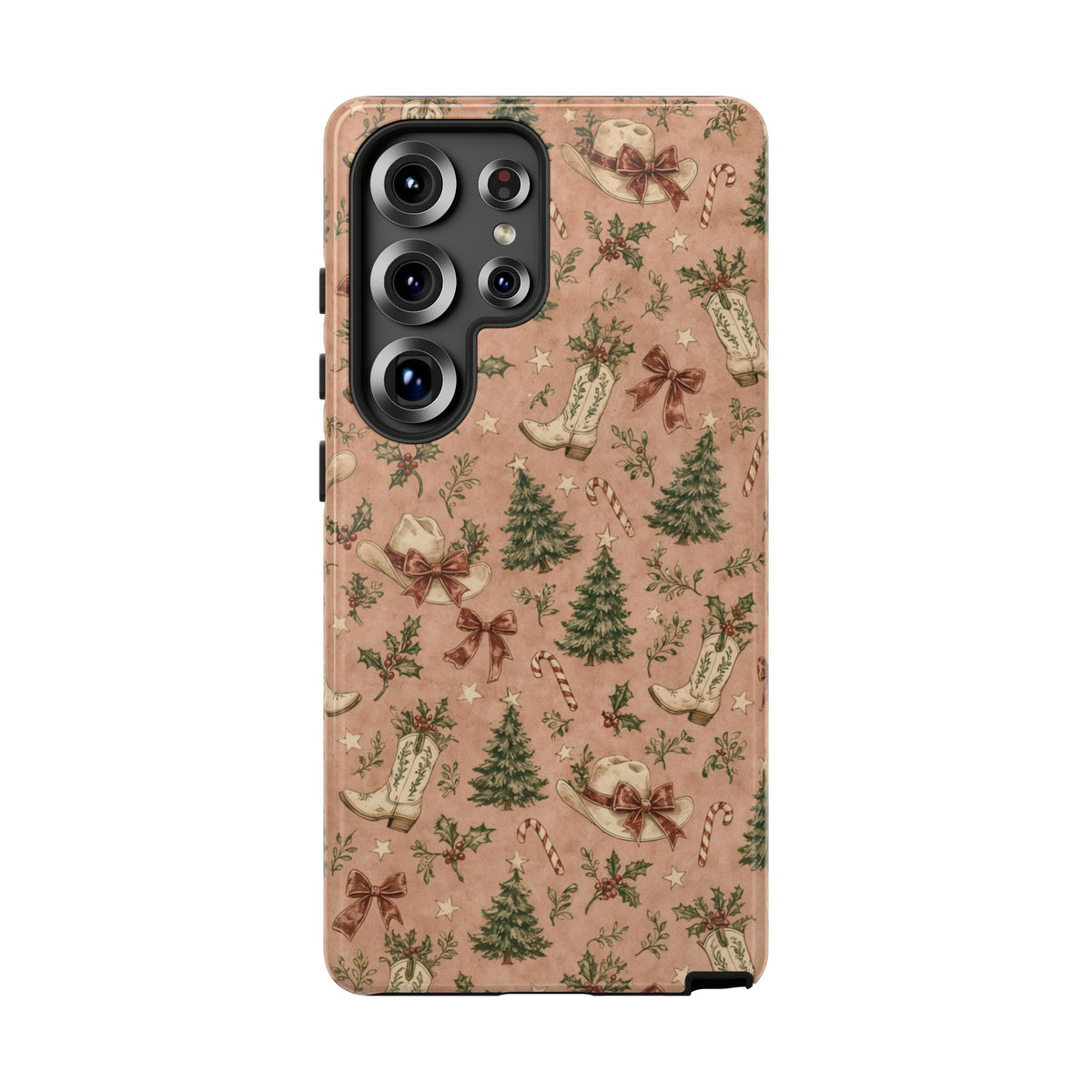 Pink Cowgirl Christmas Tough Case
