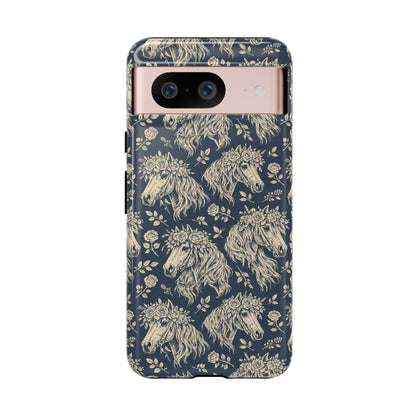 Floral Horses Tough Case
