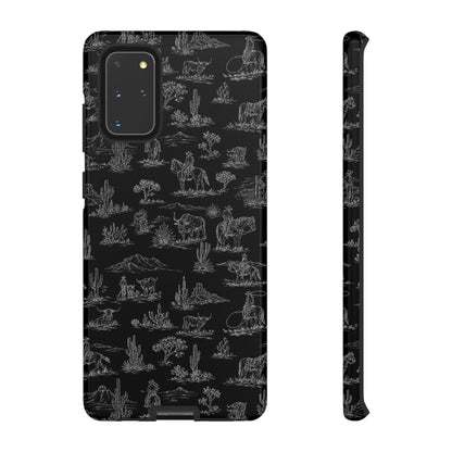 Midnight Toile Tough Case