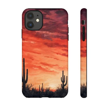 Desert Sunset Swaths Tough Case