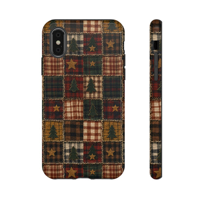 Christmas Rag Quilt Tough Case