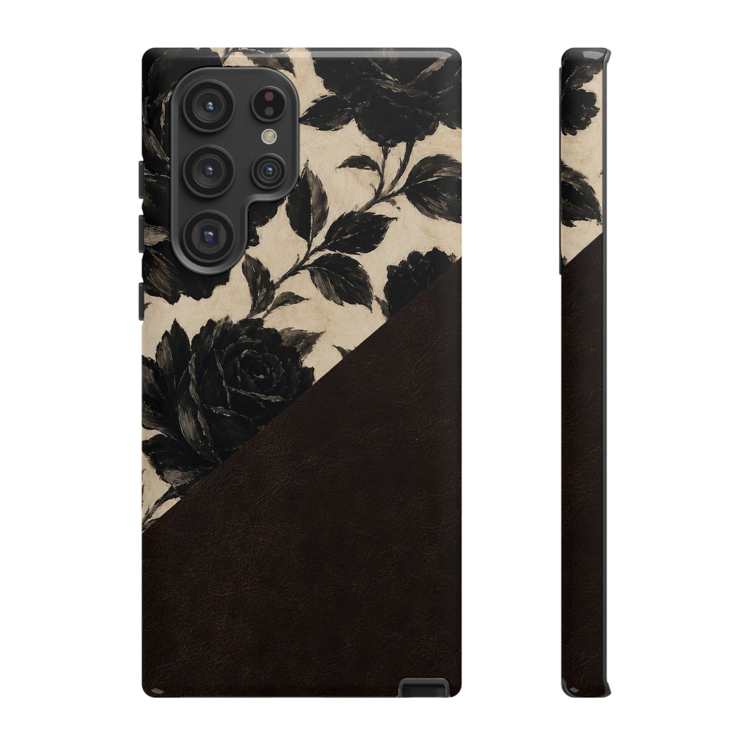 Rose Leather Tough Case