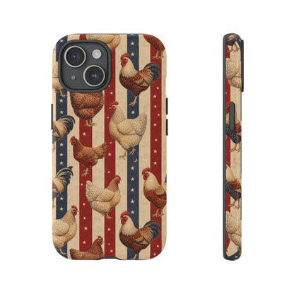 Chickens and Stripes Tough Case