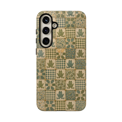 Frog Quilt Tough Case