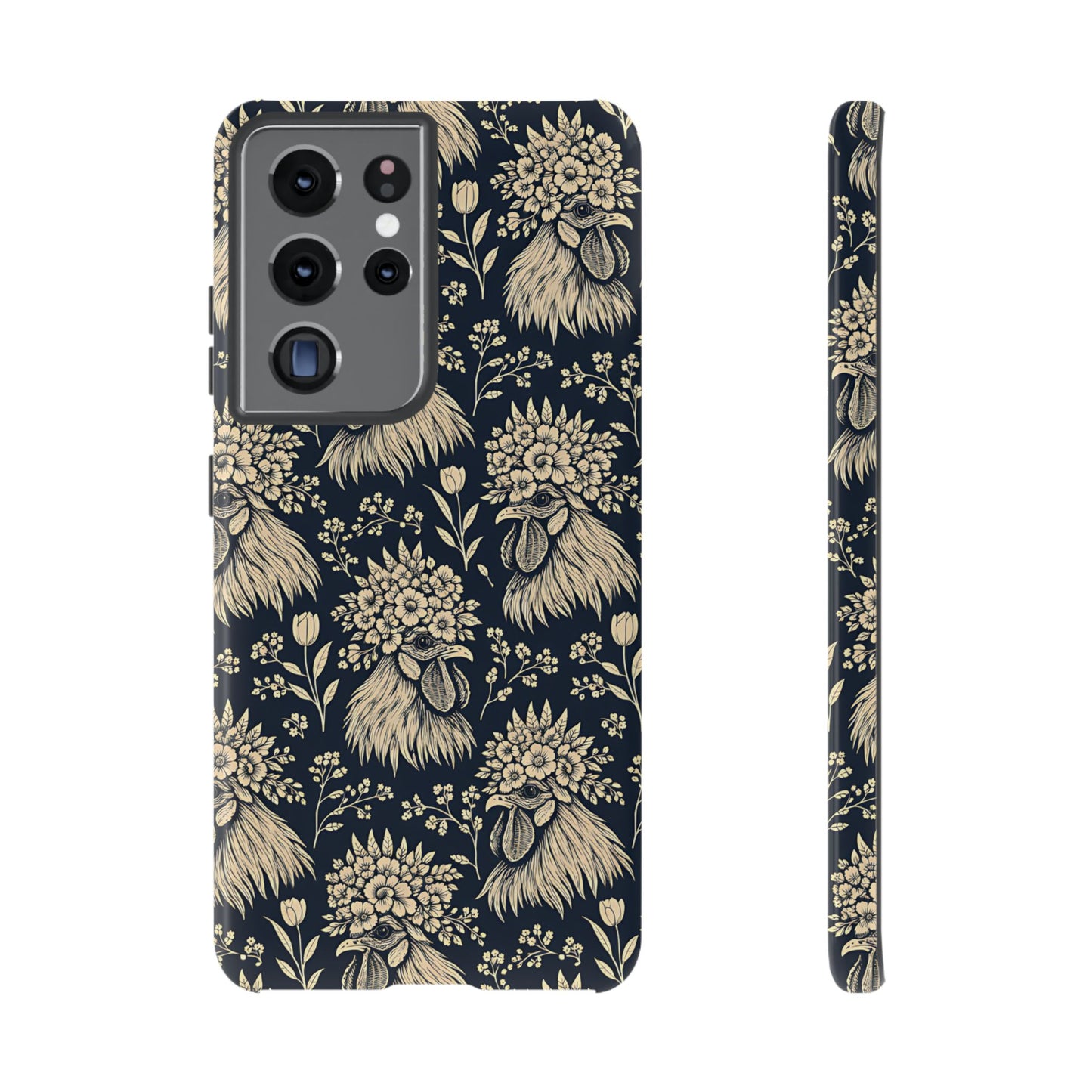Floral Rooster Tough Case