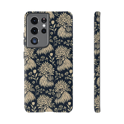 Floral Rooster Tough Case