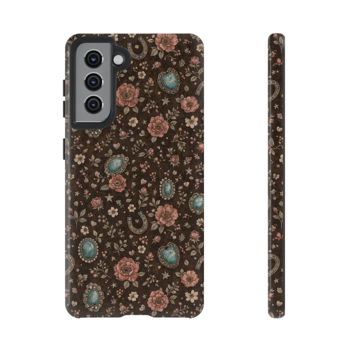 Turquoise Roses Tough Case