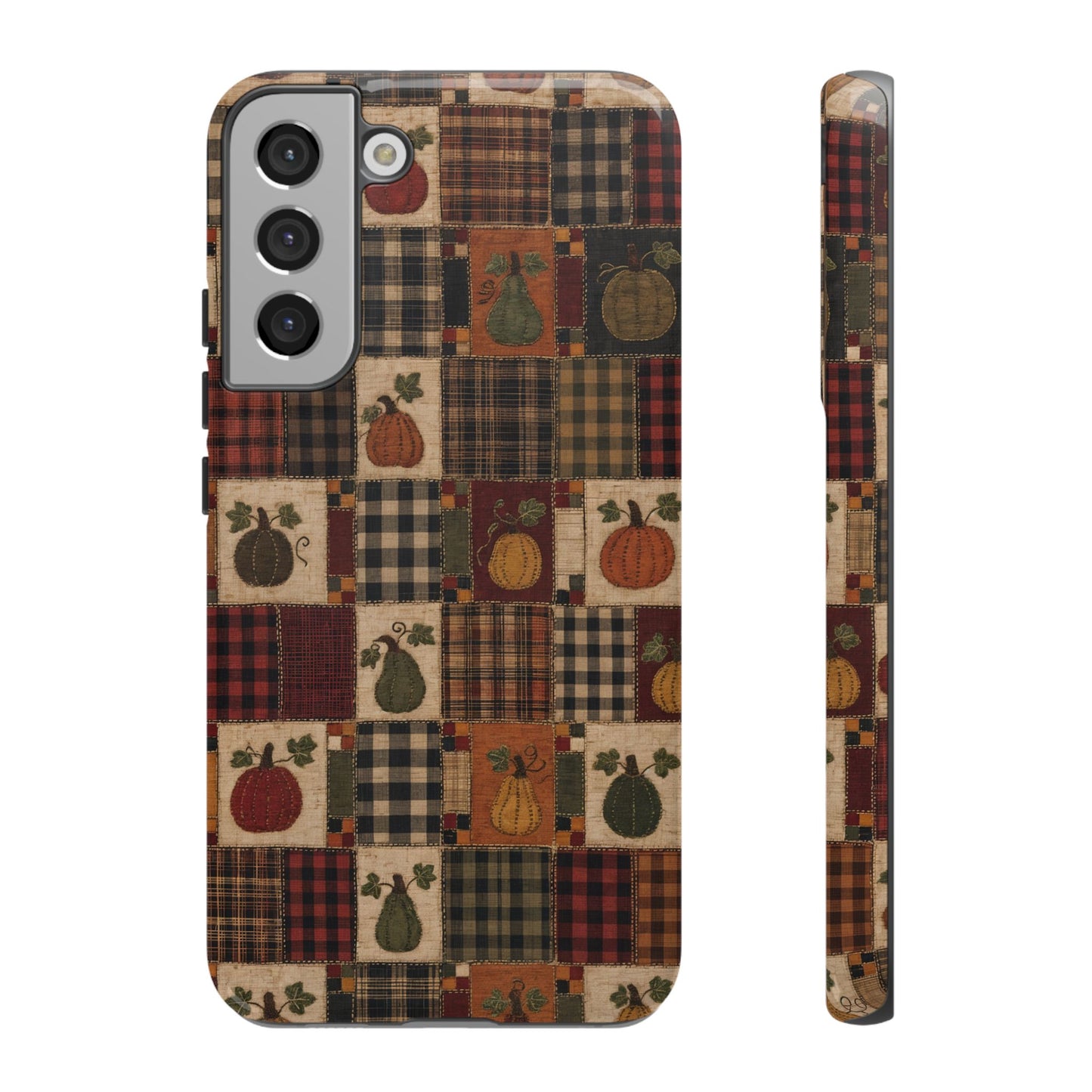 Plaid Pumpkin Tough Case