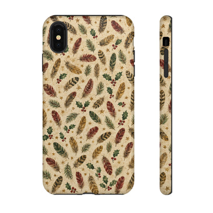 Christmas Feathers Tough Case