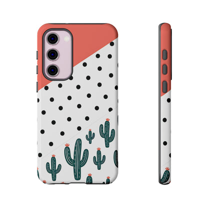Polka Dot Cactus Tough Case