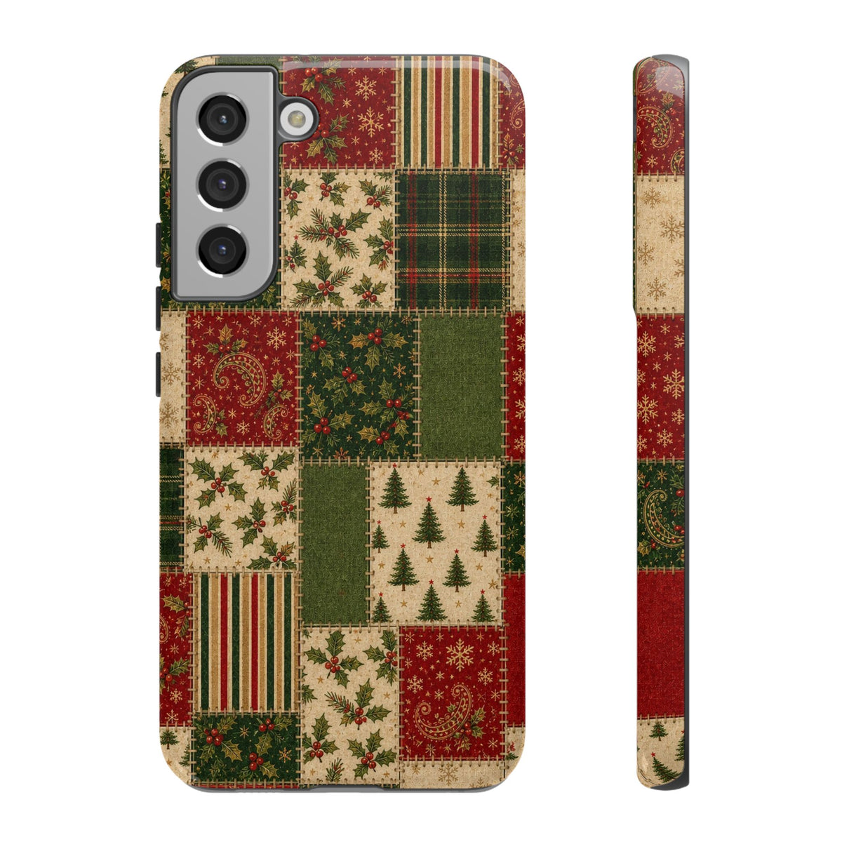 Holiday Patchwork Tough Case