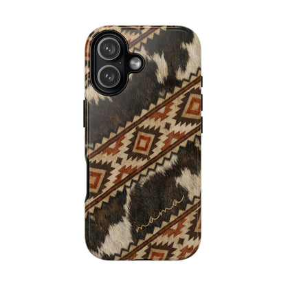 Cowhide Aztec Mama Tough Case