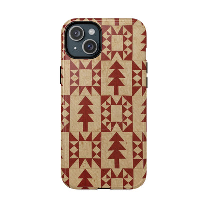 Pine Quilt Magnetic Case