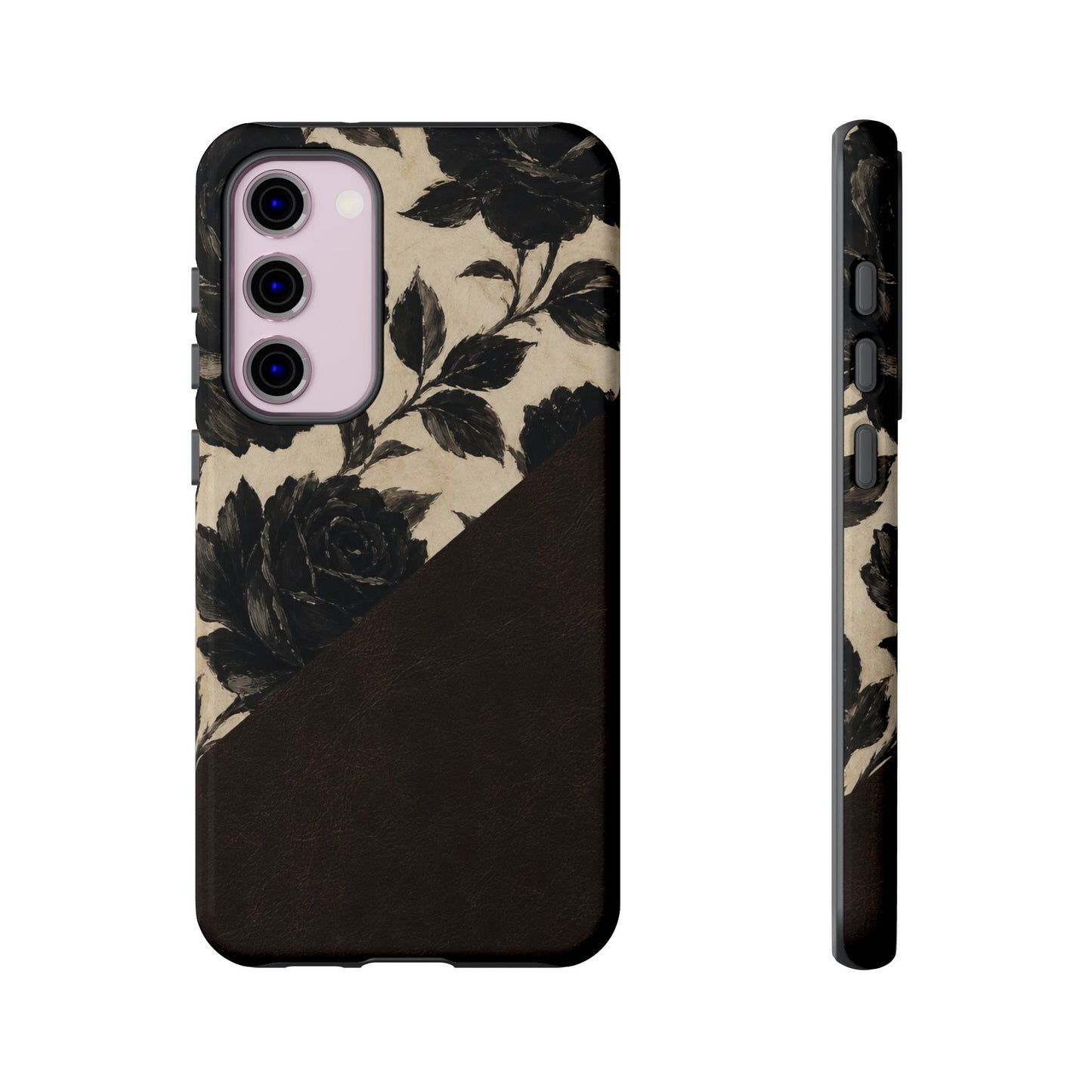 Rose Leather Tough Case