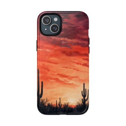 Desert Sunset Swaths Magnetic Case