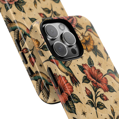 Hummingbird Rose Magnetic Case