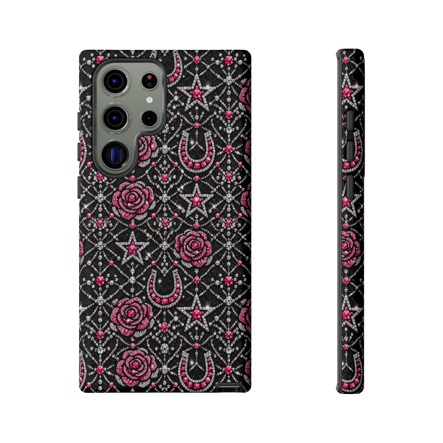 Rhinestone Rose Tough Case
