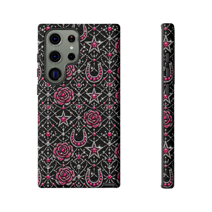 Rhinestone Rose Tough Case